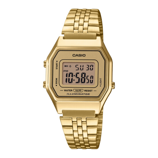 Reloj CASIO RETRO LA680WGA-9DF Acero Dorado Esfera 28mm 0