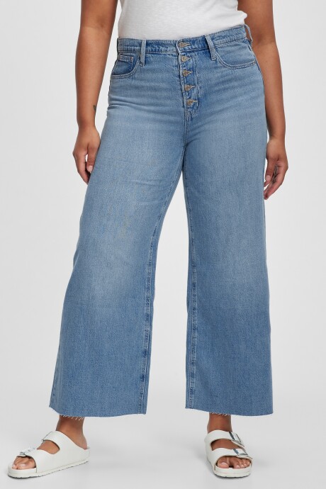 Jean Wide Leg Tiro Alto Mujer Medium Natalie