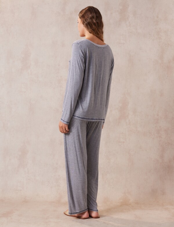 Pijama Con Pantalón GRIS/MULTI