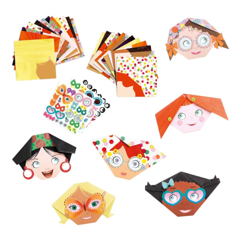 Iniciación al Origami Infantil Caritas Djeco Iniciación al Origami Infantil Caritas Djeco