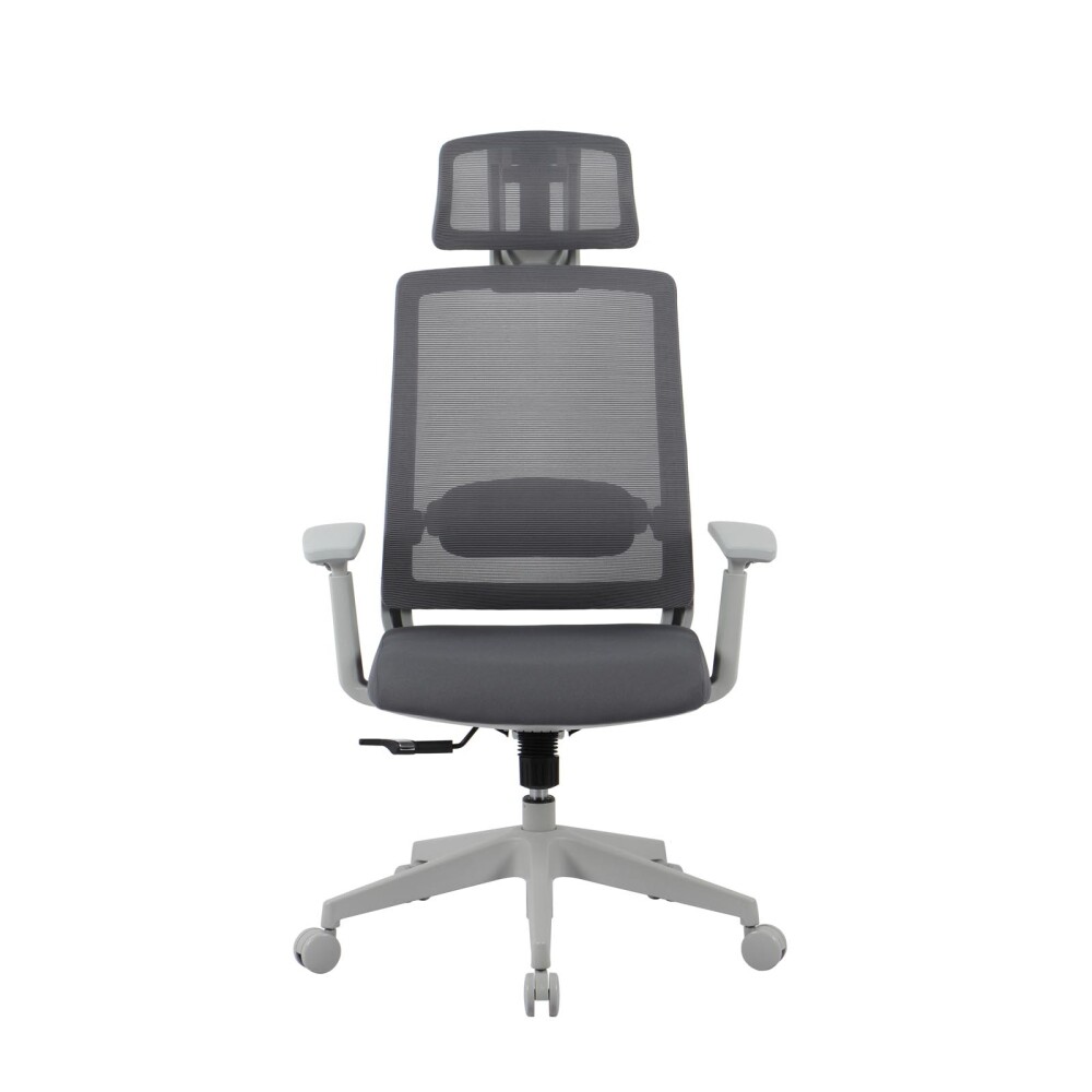 SILLA DE OFICINA MALLA-Y-METAL GRIS 2788F-1M