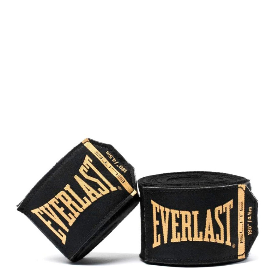 Venda Everlast s de Boxeo Negro - Dorado