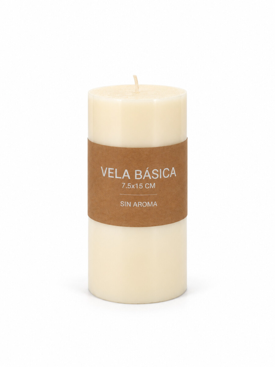 VELA SIN AROMA - BLANCO (V) 