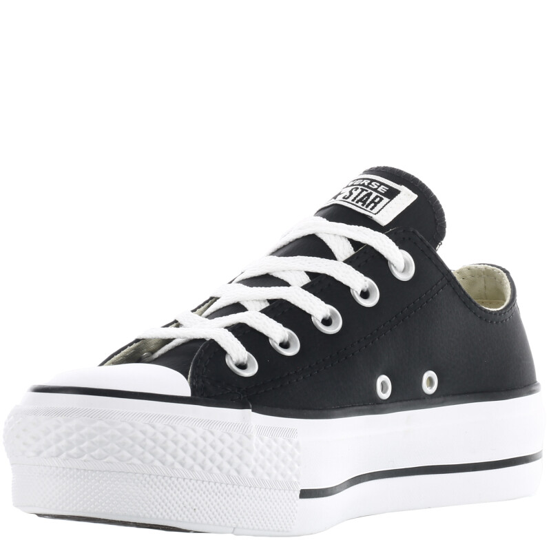 Championes Unisex Converse - All Star Plataforma Chuck Taylor Lift Negro - Blanco