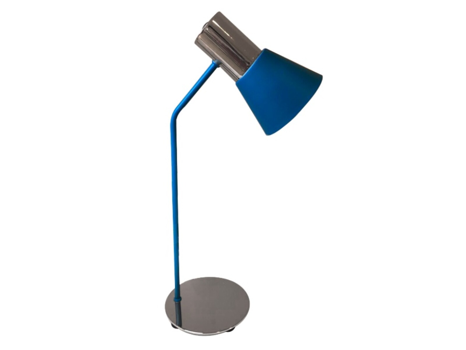 VELADOR DE MES OSTENDE AZUL E27 CON CROMO 