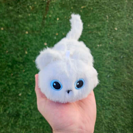 Mini Peluche Gatito Blanco