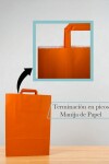 Bolsa lisa acuario 30x12x41 cm NARANJA