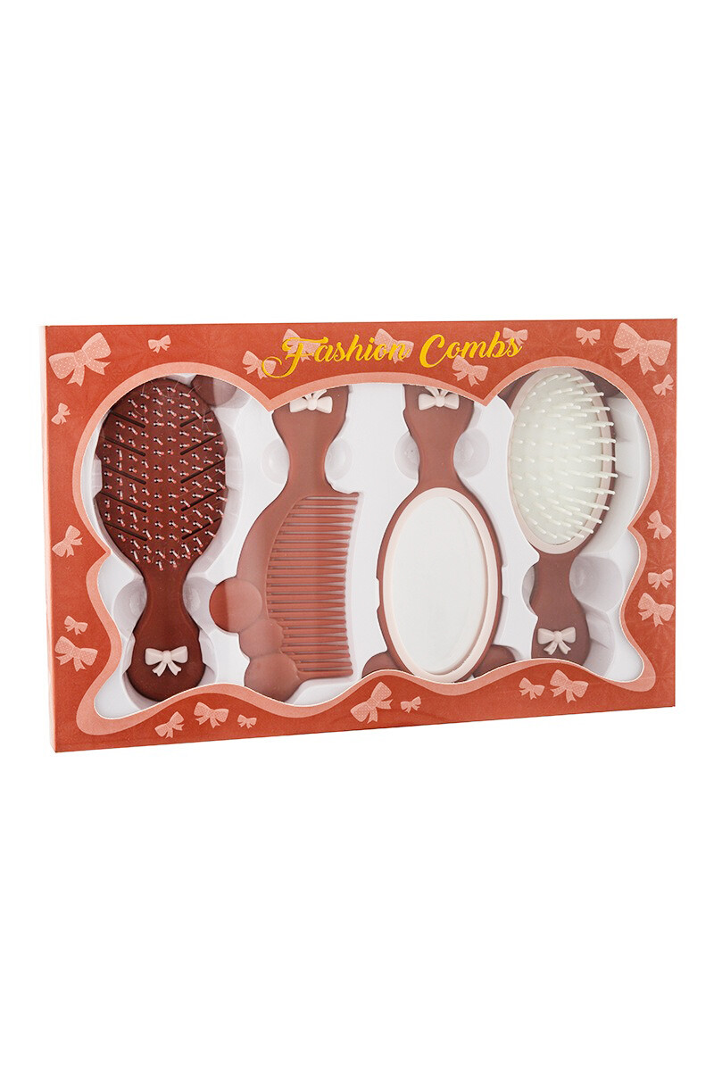 Set De Peine Infantil - Rojo 