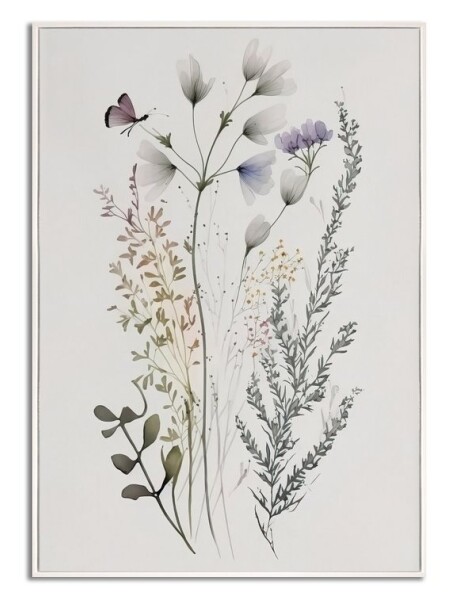 CUADRO CANVAS 40x60cm MARCO RAMO FLORES 2 CUADRO CANVAS 40x60cm MARCO RAMO FLORES 2