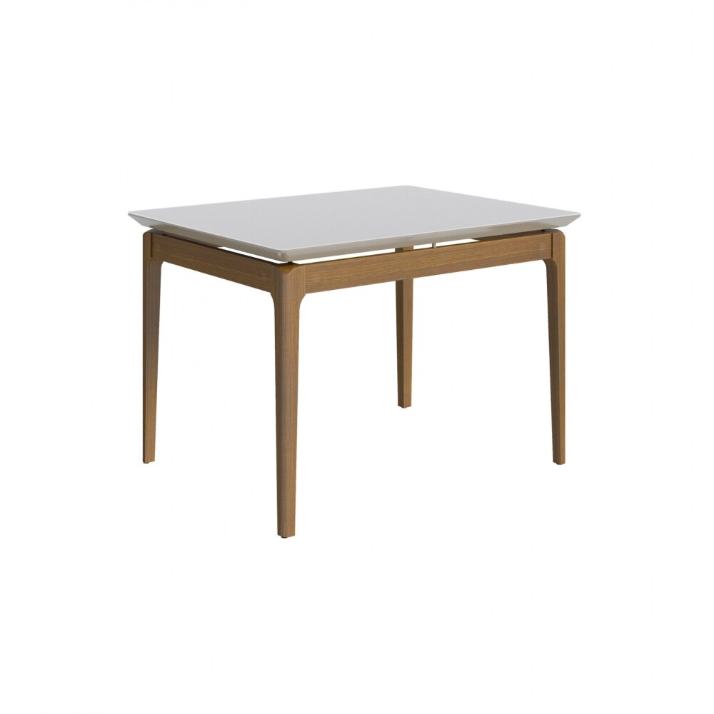 Mesa de Comedor Rectangular Linea Manhattan Blanco/Natural Mesa de Comedor Rectangular Linea Manhattan Blanco/Natural