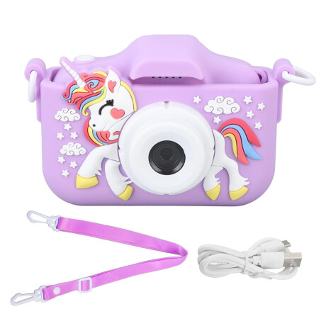 cámara De Fotos Infantil Violeta