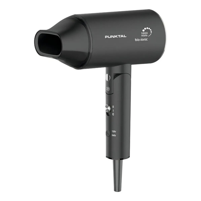 Secador De Pelo Iónico Punktal Plegable Y compacto 1.600 W Secador De Pelo Iónico Punktal Plegable Y compacto 1.600 W