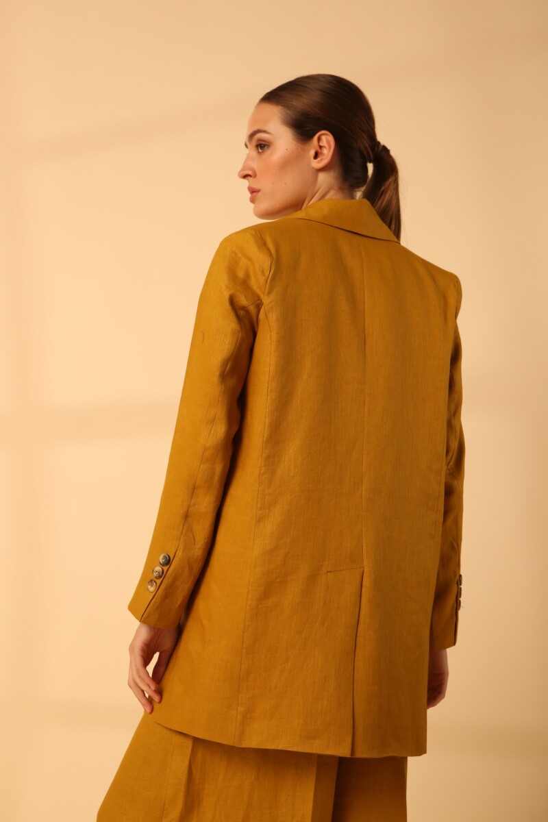 BLAZER CIPRA LINEN SS24 Pistacho