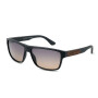 Lentes De Sol Bambu E Madeira Cuadrado - Unisex Gradiente/Marrón