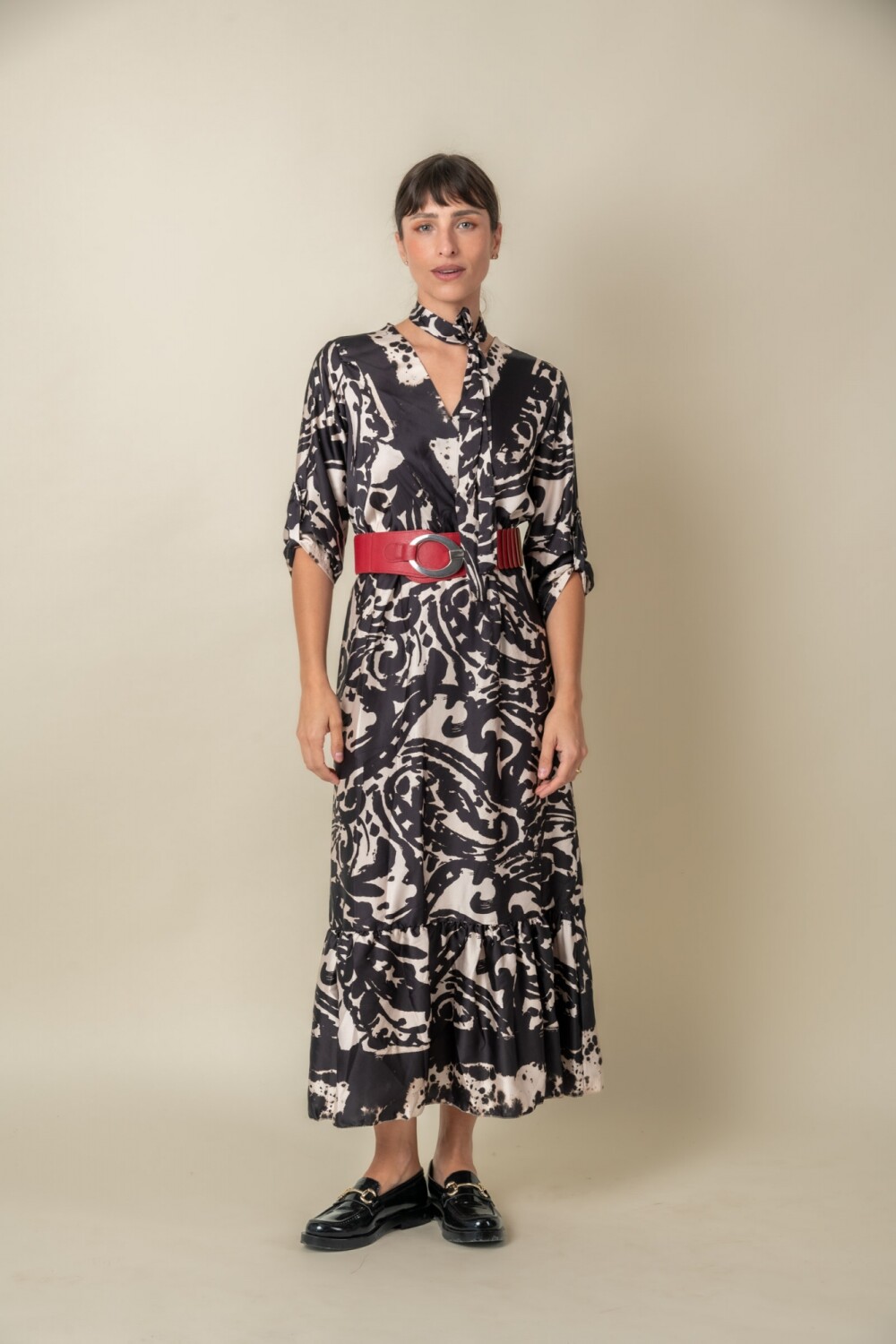 VESTIDO LIRIO DE LUNA Negro