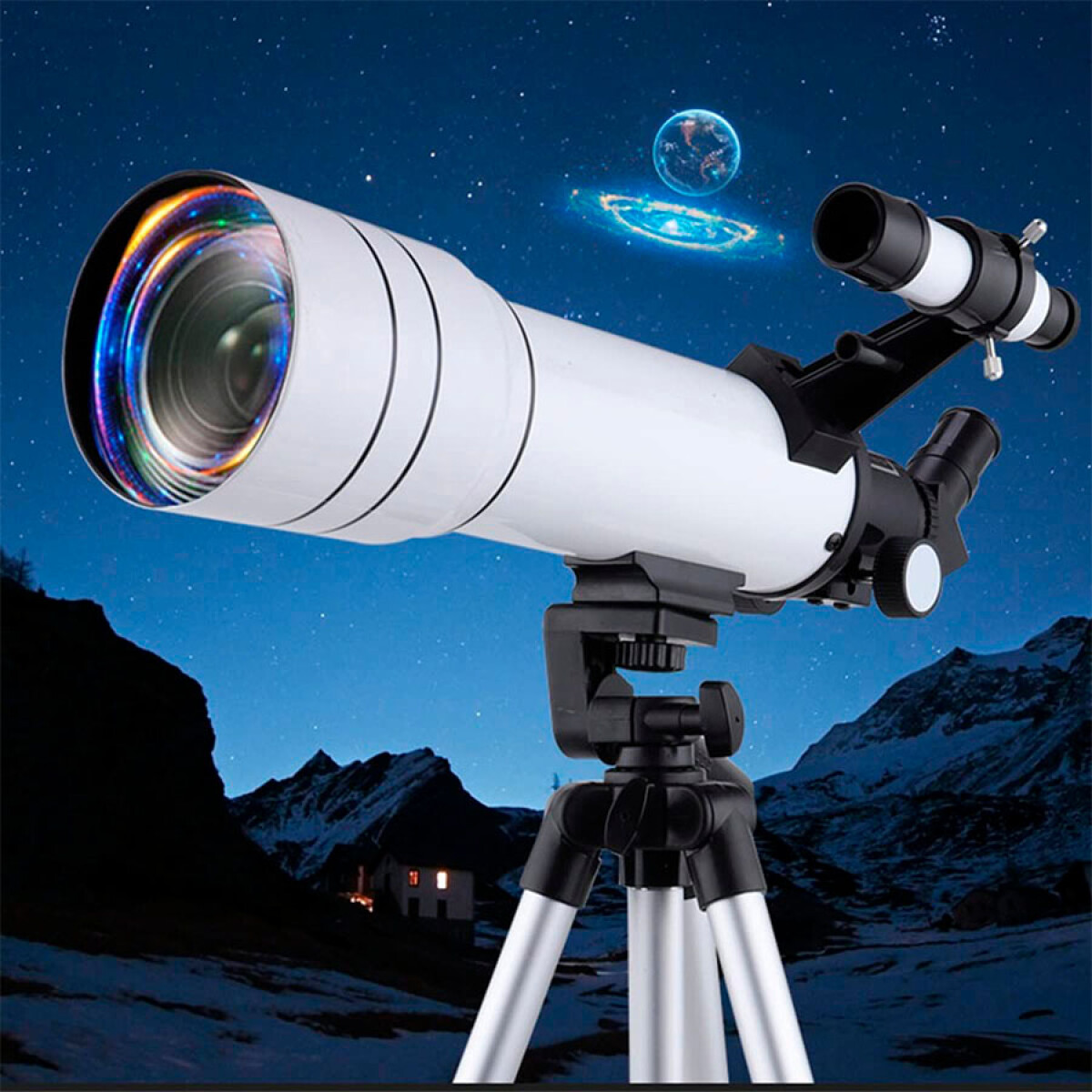 Telescopio Astronómico 400mm Hd Para Niños Y Adultos Obser