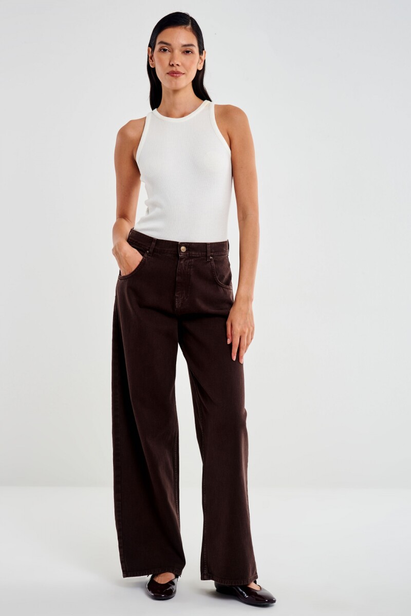 PANT ANCHO Marron