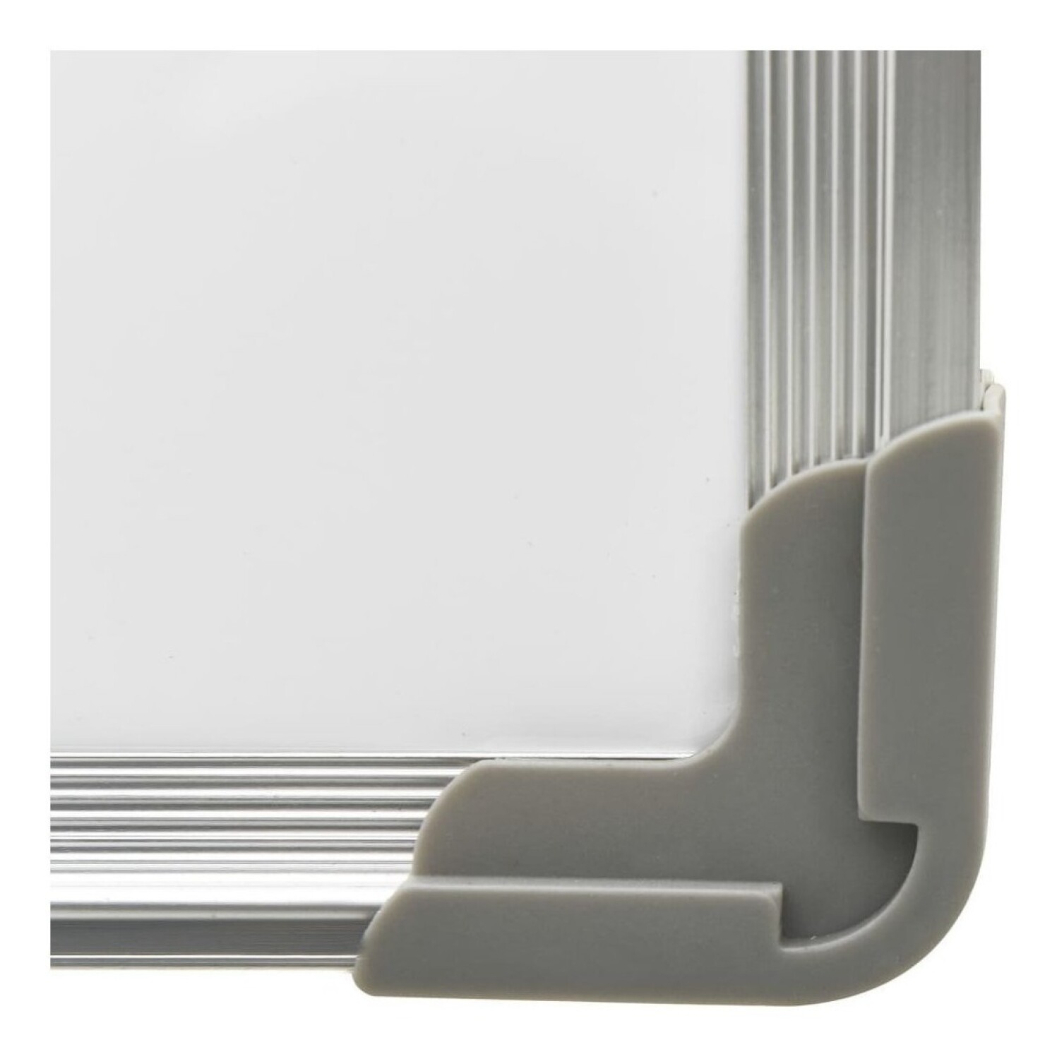 Pizarra Blanca 70x50 Cm Marco Aluminio + Borrador Imanes — Atrix