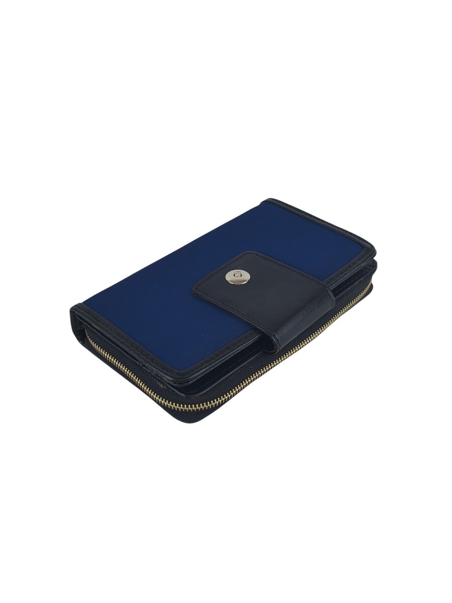 Monedero con tarjetero - Azul 