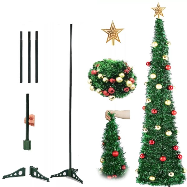 Arbolito Árbol Navidad Plegable Base 150cm Chirimbolos Luces Arbolito Árbol Navidad Plegable Base 150cm Chirimbolos Luces