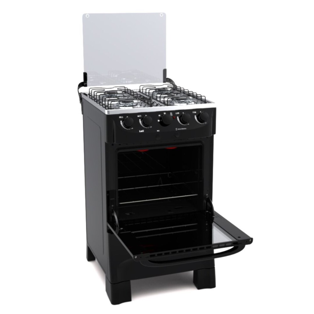 Cocina Combinada Negra 4H - Modelo Z2739 - Tem Cocina Combinada Negra 4H - Modelo Z2739 - Tem