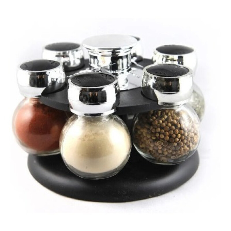 Especiero Redondo Giratorio Set 6 Unidades Selecta Especiero Redondo Giratorio Set 6 Unidades Selecta