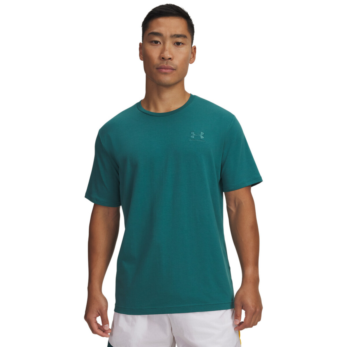 UA M ICON TEE SS-ORG - GRN-338 