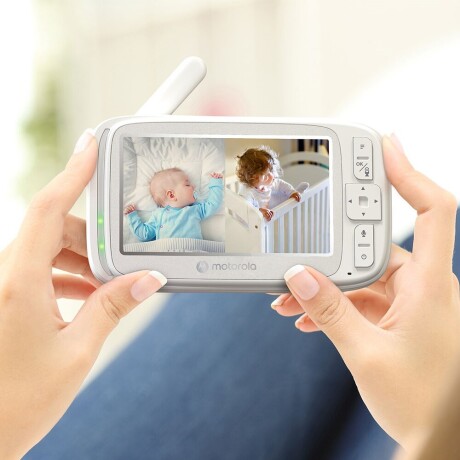 Baby call motorola monitor vm75-2 pack x2 camaras para bebés 5.0' White