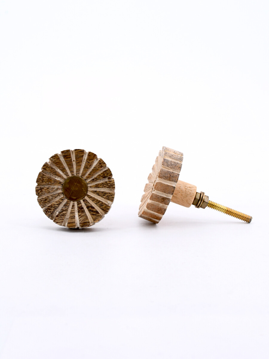TIRADOR PARA MUEBLES RAVI SET X2 - MADERA 