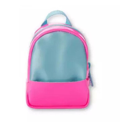 Mini Mochila neón llavero accesorio Real Littles Turquesa