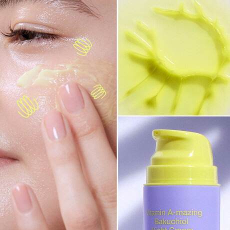 Crema Facial Nocturna con Retinal, Bakuchiol y niacinamida (30 grs) Vitamin A-Mazing Night Cream Crema Facial Nocturna con Retinal, Bakuchiol y niacinamida (30 grs) Vitamin A-Mazing Night Cream