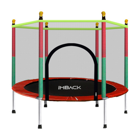 Cama Elástica de 1,40 M Trampolín Saltarín Multicolor Rojo ce001 Cama Elástica de 1,40 M Trampolín Saltarín Multicolor Rojo ce001