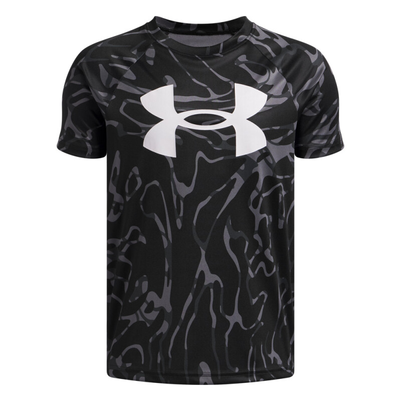 UA Tech BL Printed SS-RED BLK-022