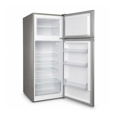 heladera refrigerador c/freezer 211 lts. frio humedo ACERO INOXIDABLE