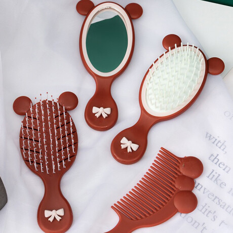 Set De Peine Infantil Rojo
