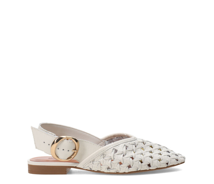 Zapatos de Mujer Bottero Tira Trasera Marfil