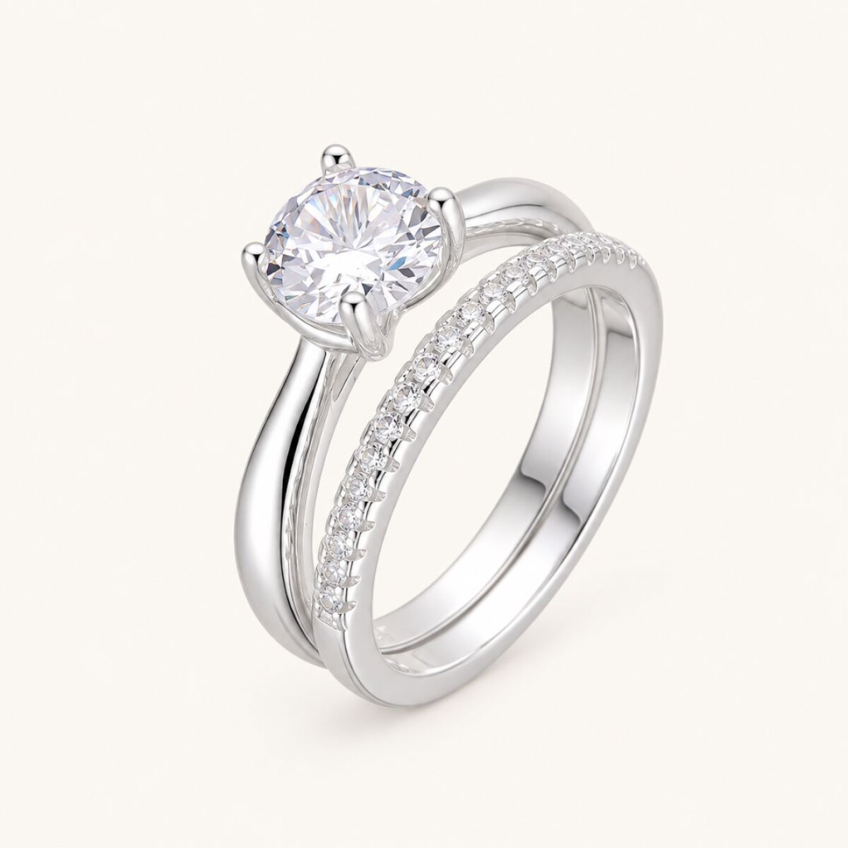 Set Anillos Roma - Plata 925 