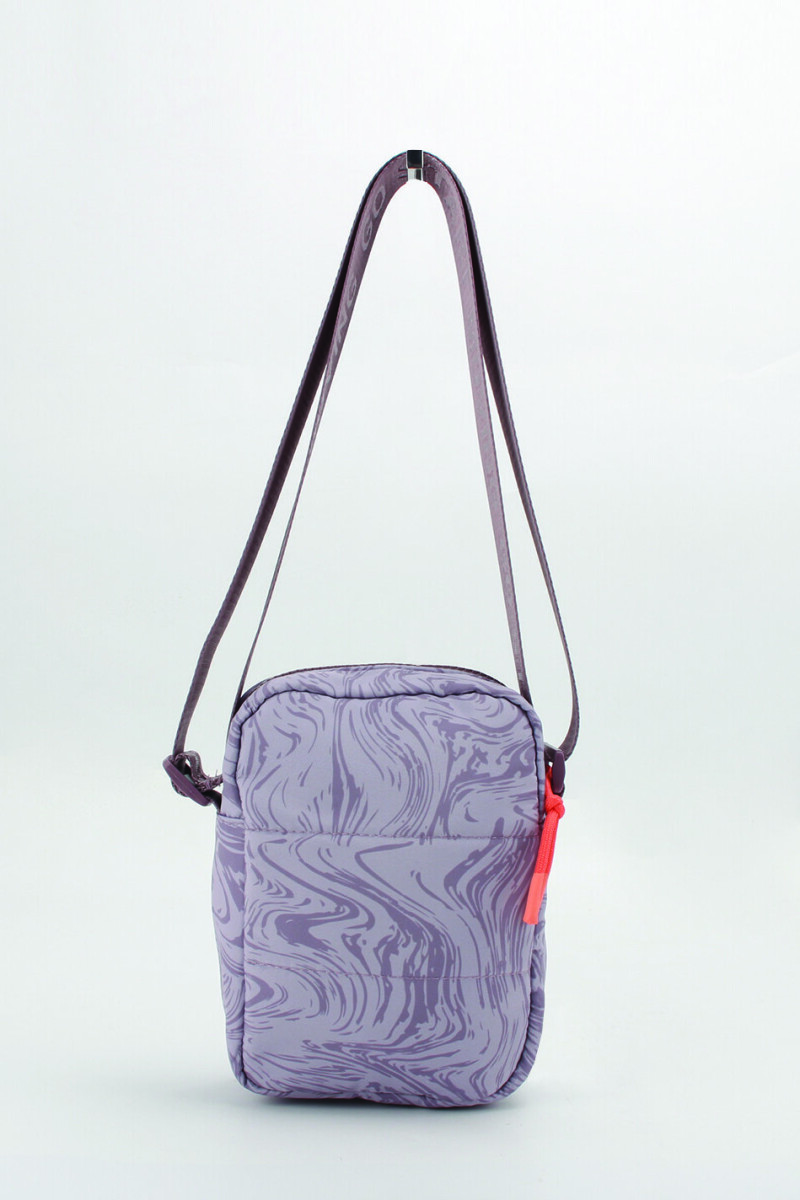 Pouch estampado negro Lilac