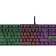 Teclado LED negro