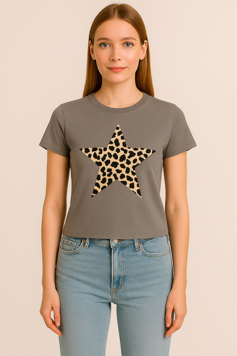 Remera Violeta - Estampado 5 