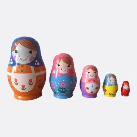 Mamushkas Juego De 5 Piezas Mediana Mamushkas Juego De 5 Piezas Mediana
