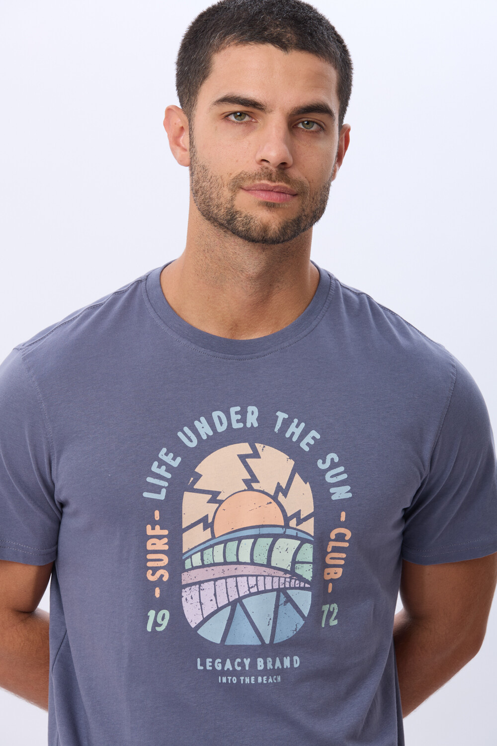REMERA ESTAMPADA DE ALGODÓN Indigo