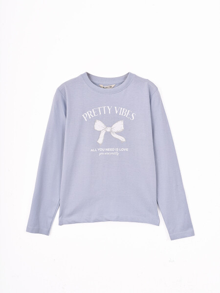 REMERA EVIE CELESTE