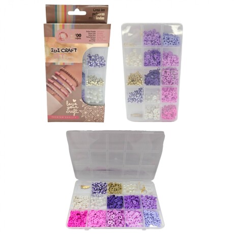 Cuentas Ibi Craft 700 pcs Tonos Violetas