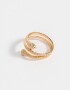 Anillos Chicos Con vibora Anillo Víbora - Dorado