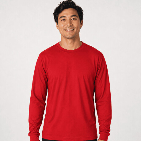 Camiseta Classic Unisex manga larga Rojo