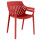 Silla Sillón Hilton Interior Exterior UV 150k Elegante Rojo