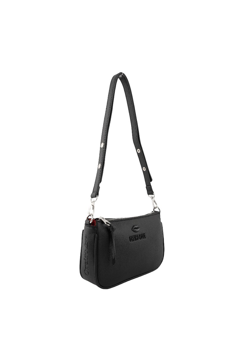 Bandolera Las Oreiro Negro