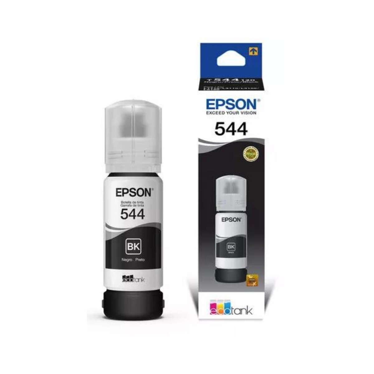 Tinta para Epson T544 Negro L1110 L3110 L3150 L5190 S.Tanque 