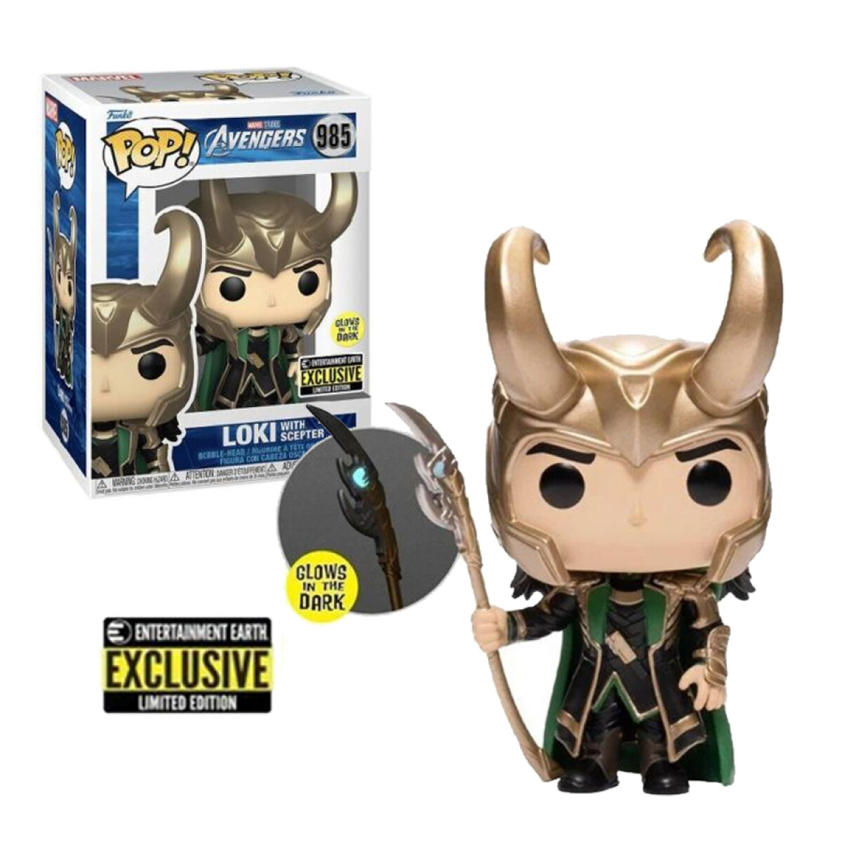 Loki With Scepter - Marvel Avengers - 985 [Special Edition - GLOW] 